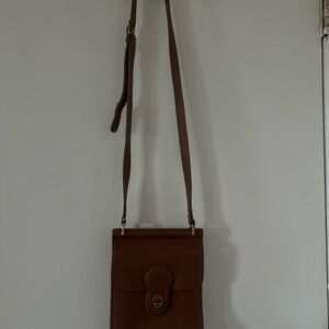 Brown vintage Leather coach Crossbody Bag